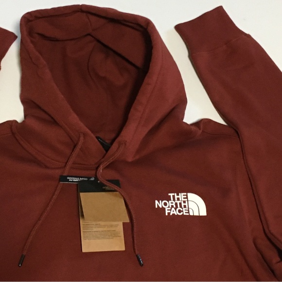 The North Face Pullover Hoodie Hooded Sweatshirt Sweater Mens Sz M Red New NWT - Picture 3 of 10